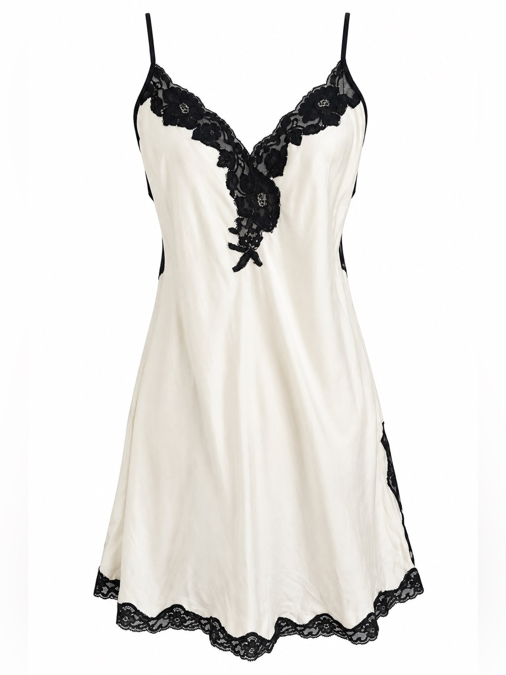 Vintage Y2K Victoria’s Secret Silk Neck Night Dress L
